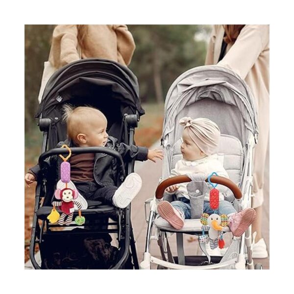 Juguetes de asiento de coche para bebé sonajero de felpa_2