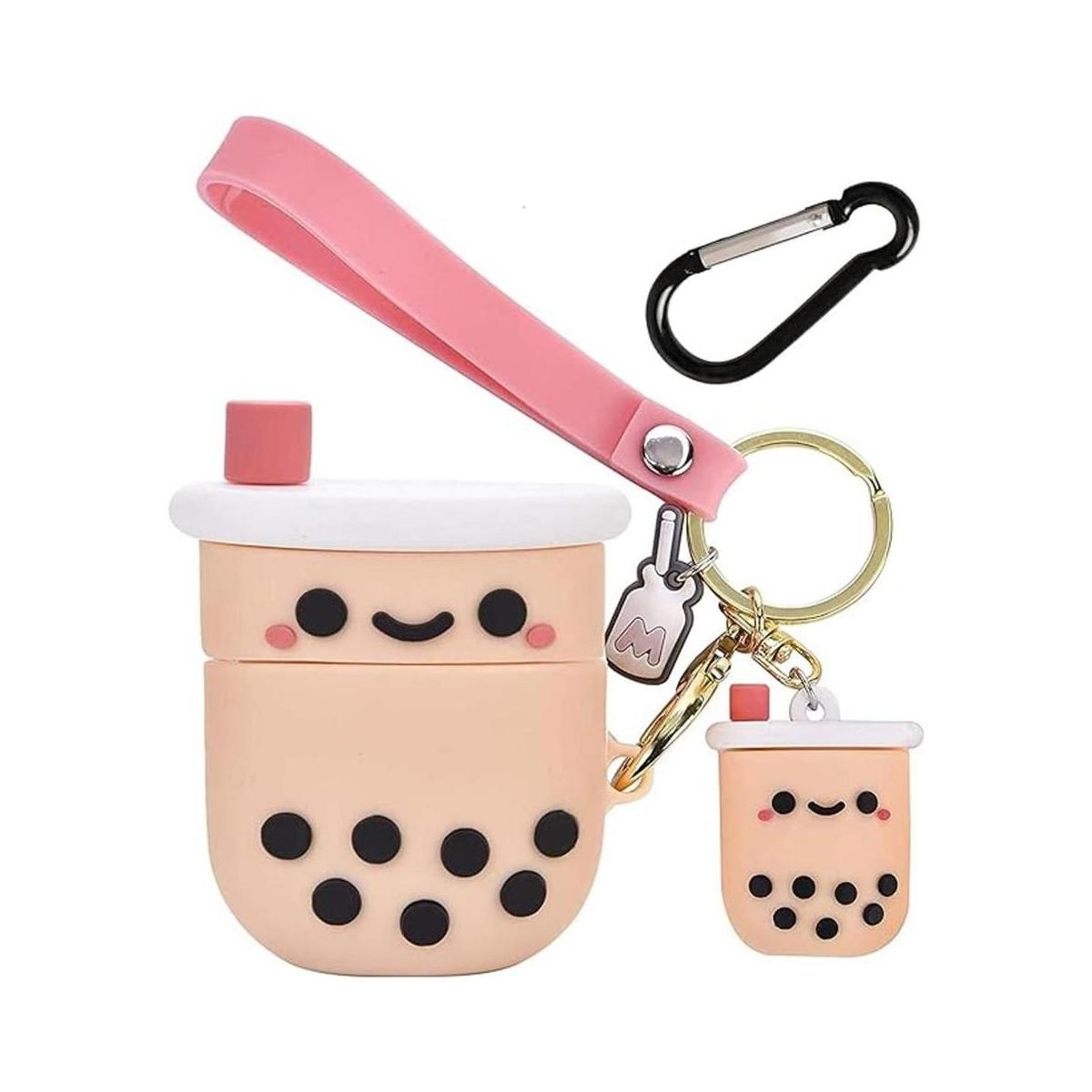 Funda para AirPods diseño de taza de té de leche Boba