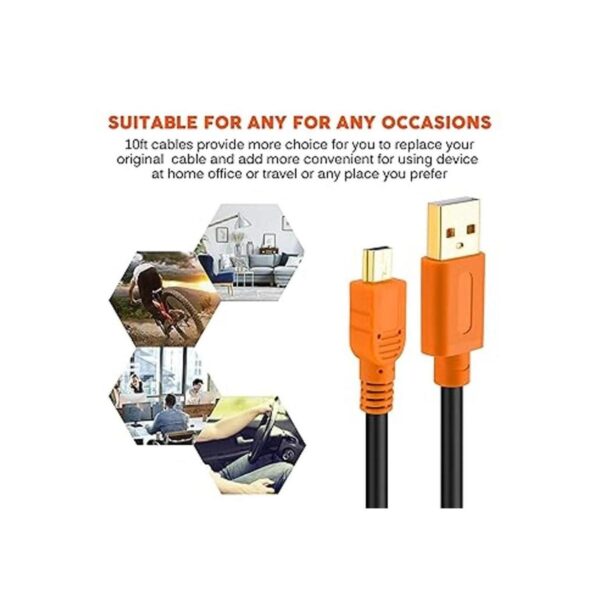 Mini cable USB 20 pies Tan QY Mini USB Cable USB 2.0 Tipo_2