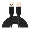 Cable USB A a A macho de 65 pies Tan QY USB a USB macho a