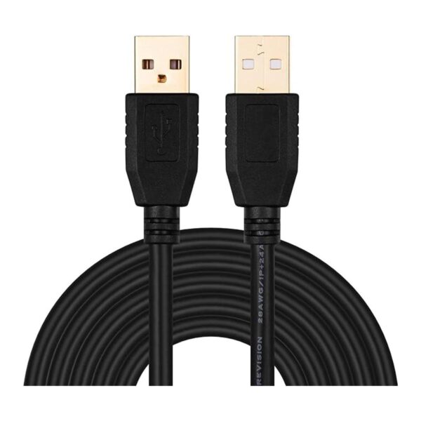 Cable USB A a A macho de 65 pies Tan QY USB a USB macho a
