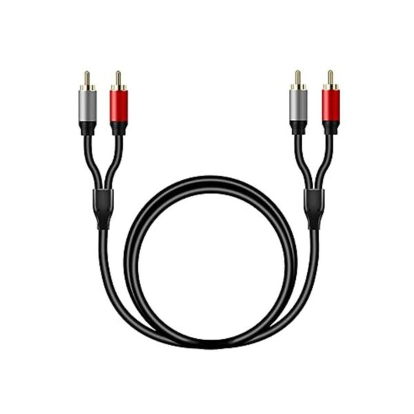 Cable 2RCA a 2RCA de 30 pies chapado en oro 2 RCA machos_3