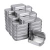 Tamicy Latas rectangulares de metal vacías con bisagras