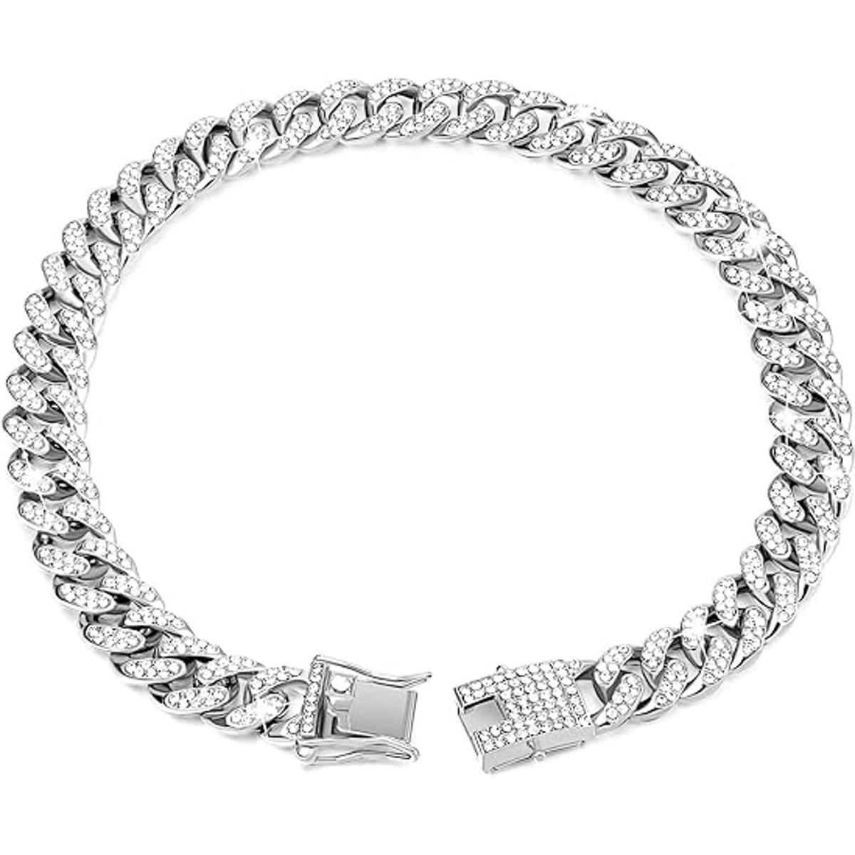 Cadena para perro collar cubano collar de cadena de