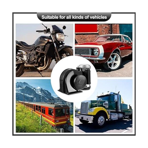 Paquete de 2 bocinas de tren para automóvil de 12 V 150 db