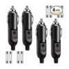 Paquete de 4 enchufes machos de 12 V para encendedor de_1