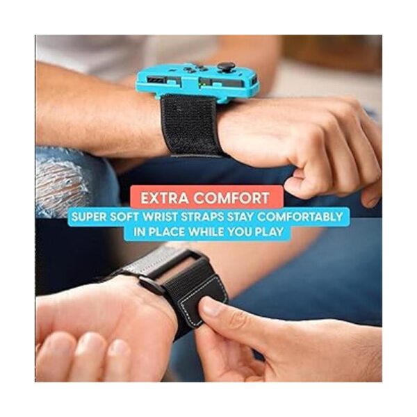 TALK WORKS Joycon Wrist Band Straps for Nintendo Switch_4