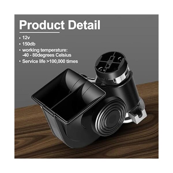 Paquete de 2 bocinas de tren para automóvil de 12 V 150 db