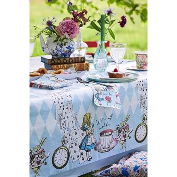 Talking Tables Blue Alicia in Wonderland Mantel_4