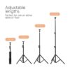 TALK WORKS Anillo de luz selfie de 10 pulgadas compatible_4