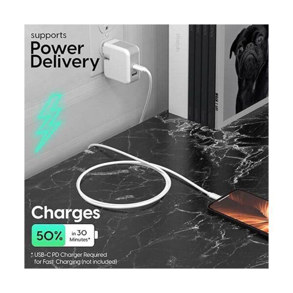 TALK WORKS Cable USB C a Lightning para iPhone de 10 pies_3