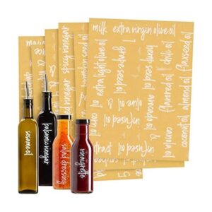 Talented Kitchen 132 etiquetas de aceites y vinagres