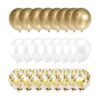 Juego de 50 globos para fiestas confeti dorado globos de_1