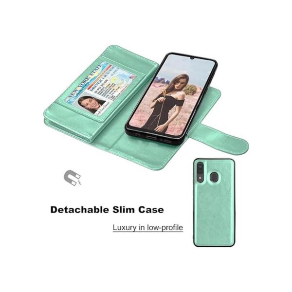 Takfox Funda tipo cartera para Samsung Galaxy A20 y_4