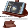 Takfox Funda de piel sintética con tapa para Samsung_5