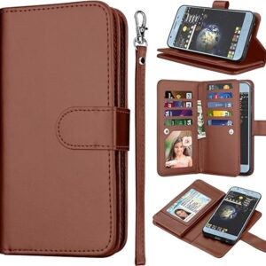 Takfox Funda de piel sintética con tapa para Samsung_1