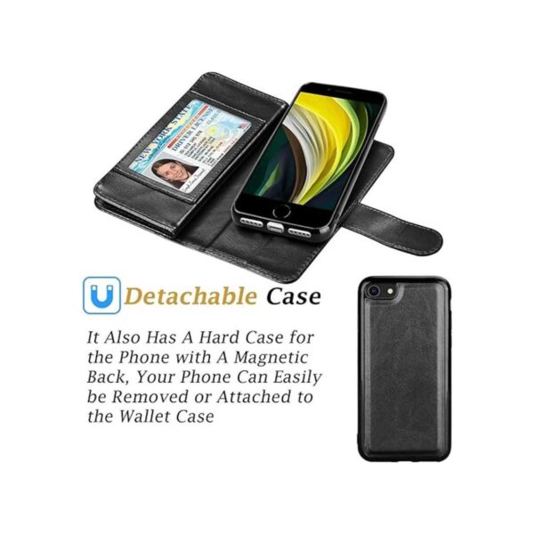 Takfox Funda tipo cartera para iPhone SE 2020 iPhone 7_5