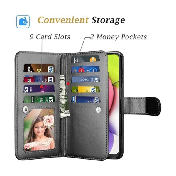 Takfox Funda para Samsung Galaxy A03s funda tipo cartera_2