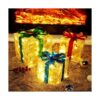 GUOOU Juego de 3 cajas de regalo iluminadas decoraciones_4