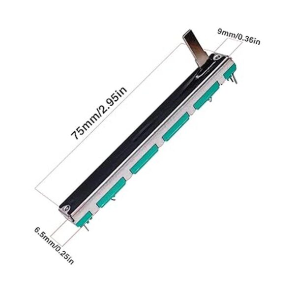 Taiss Potenciómetro electrónico B103 de 10 K Ohm de doble_2