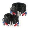 Tainston Cable de alimentación de vídeo BNC 2 unidades