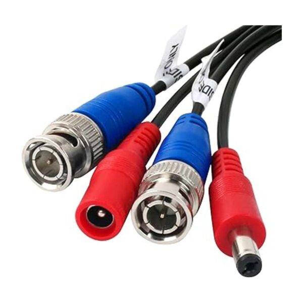 Tainston Cable de alimentación de vídeo BNC 2 unidades