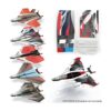 Plantillas de avión de papel para modelos POWERUP 12