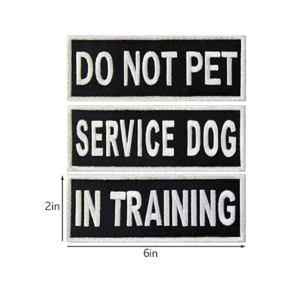 Service Dog in Training Do Not Pet Chaleco de apoyo_2