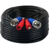 Tainston Cable de alimentación de vídeo BNC 2 unidades