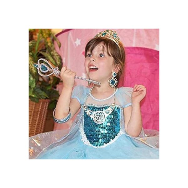 Juego de 48 piezas de joyería de princesa para niñas_2