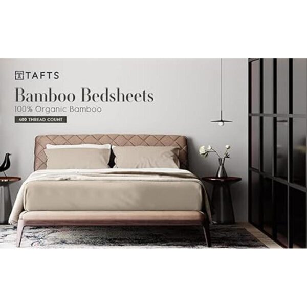 TAFTS Sábanas de Bambú Tamaño Matrimonial Juego de_2