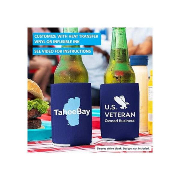 TahoeBay Enfriadores de latas de cerveza en blanco_4