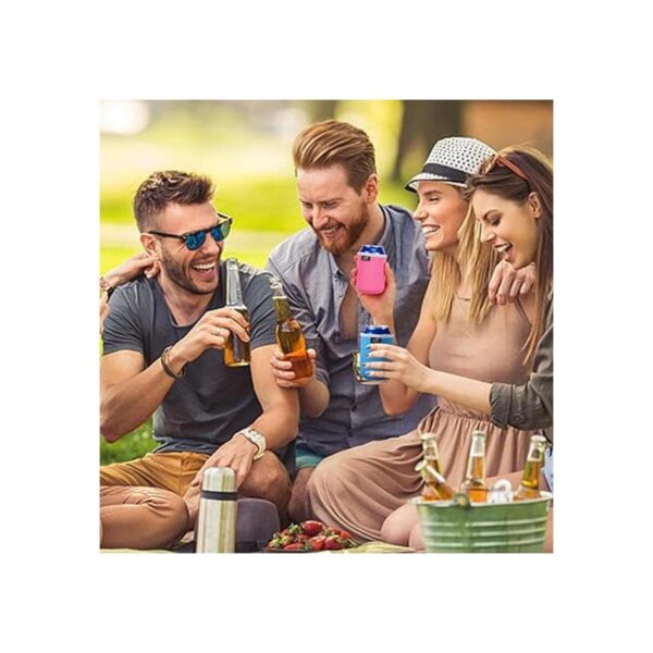 TAGVO Juego de 6 fundas para latas de cerveza aisladas