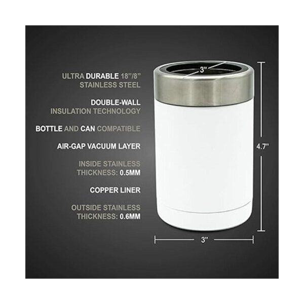 Tahoe Trails Enfriador de latas aislado al vacío de doble