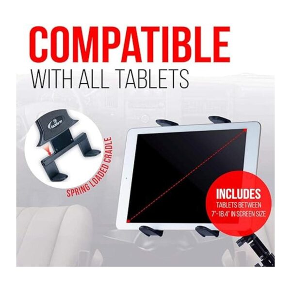 TACKFORM Soporte para tableta con base de taladro de_4