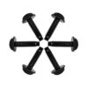 Juego de 6 tornillos Torx extra largos estilo OEM para_3