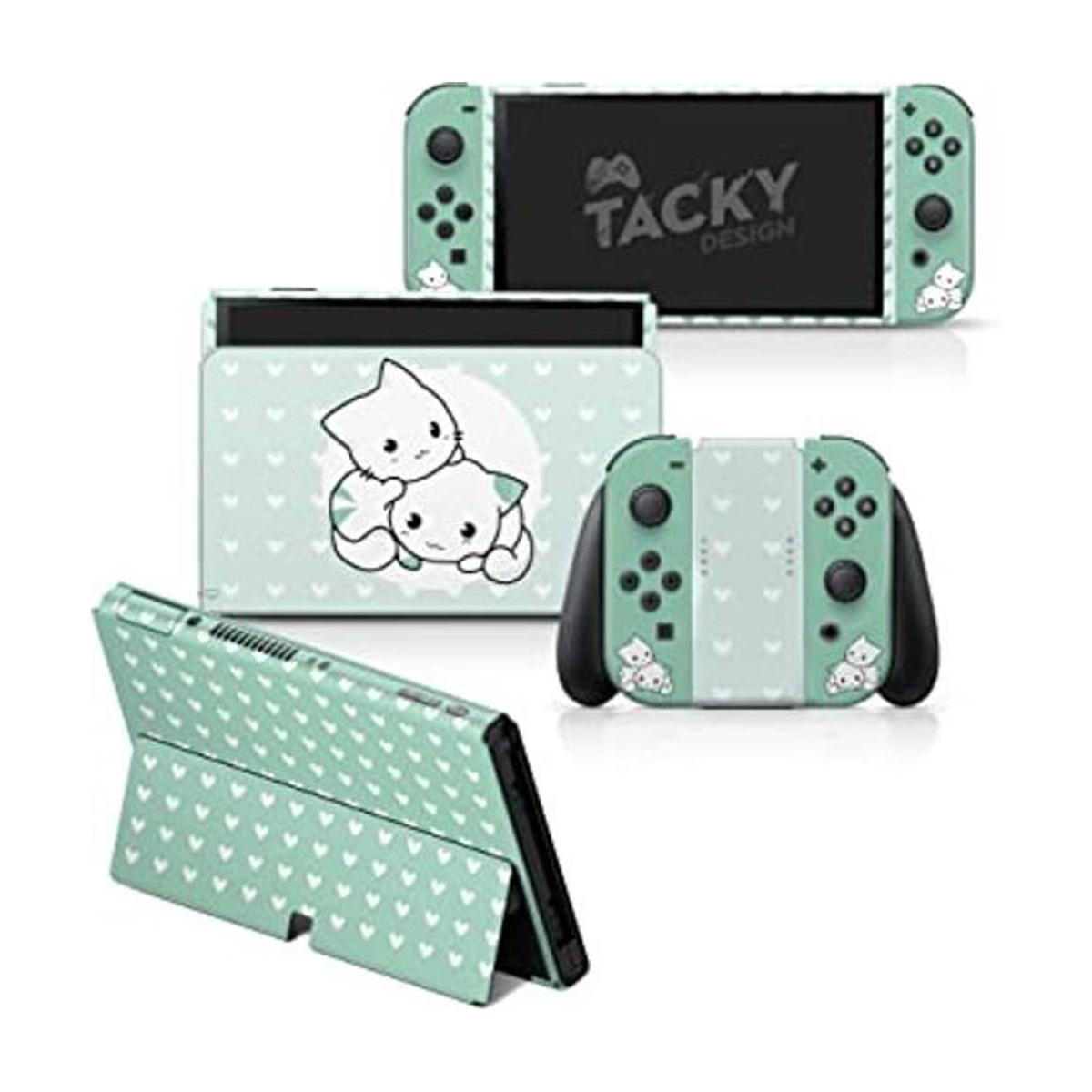 Tacky Design Cute Cats Skin compatible con Nintendo Switch