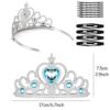 Tacobear Elsa Peluca de Elsa de Frozen con tiara de_4