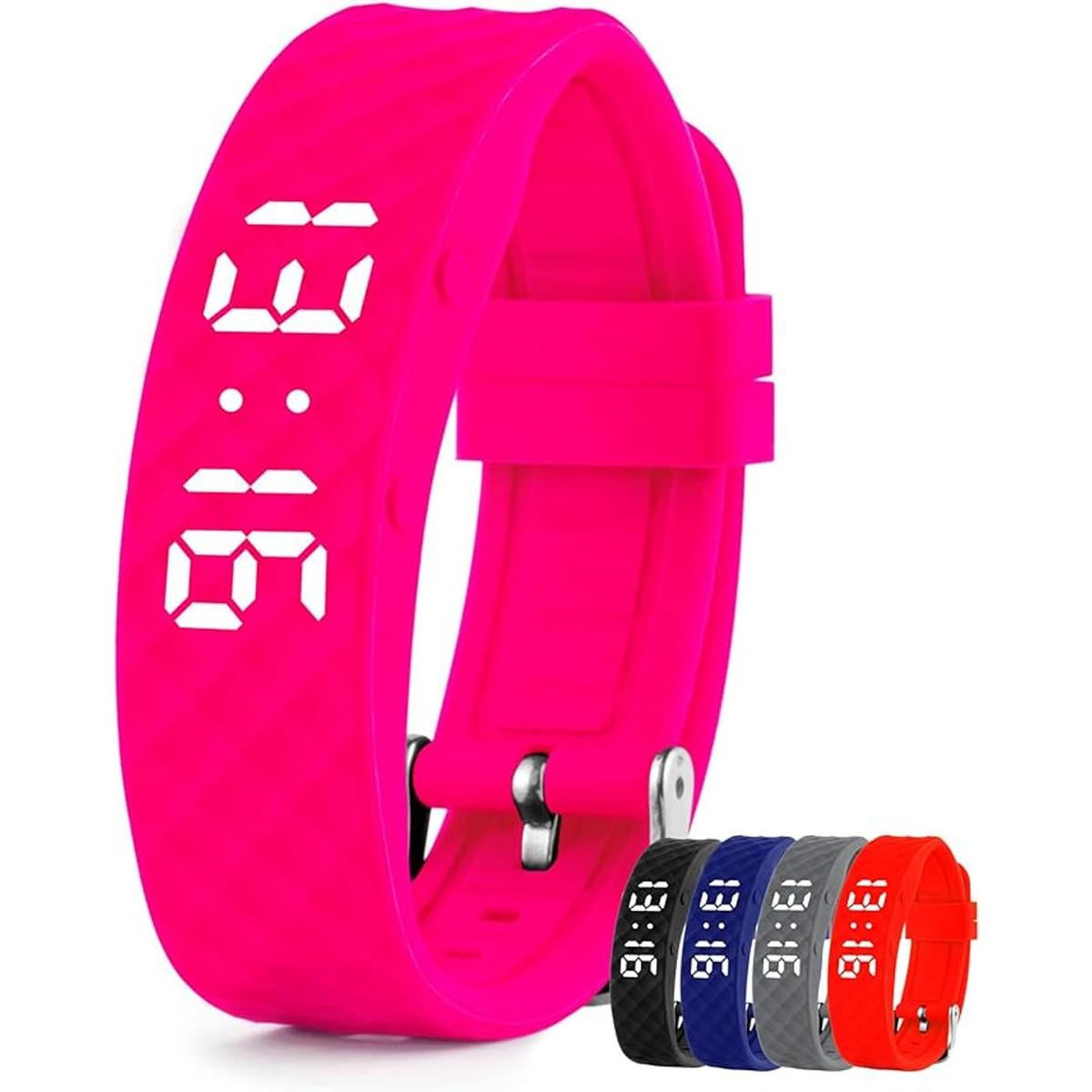 TabTime Reloj de recordatorio de alarma vibrante rosa