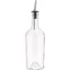 Botella de jarabe de vidrio con vertedor de acero_1