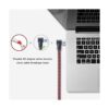 Cable de audio macho a macho de 6 pies 90 grados TRRS_4