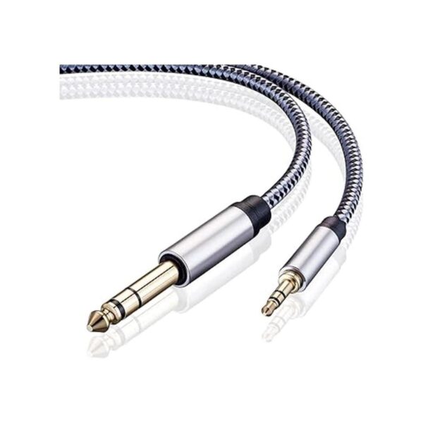 Cable de audio estéreo de 0.138 in a 0.250 in 5.9 ft_3