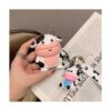 Funda 3D de vaca de leche para AirpodAirpod 2 bonita