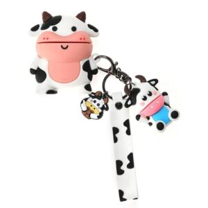 Funda 3D de vaca de leche para AirpodAirpod 2 bonita
