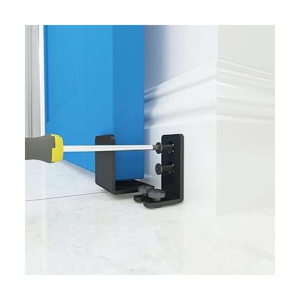 JUBEST Guía de suelo negro mate para montaje en pared