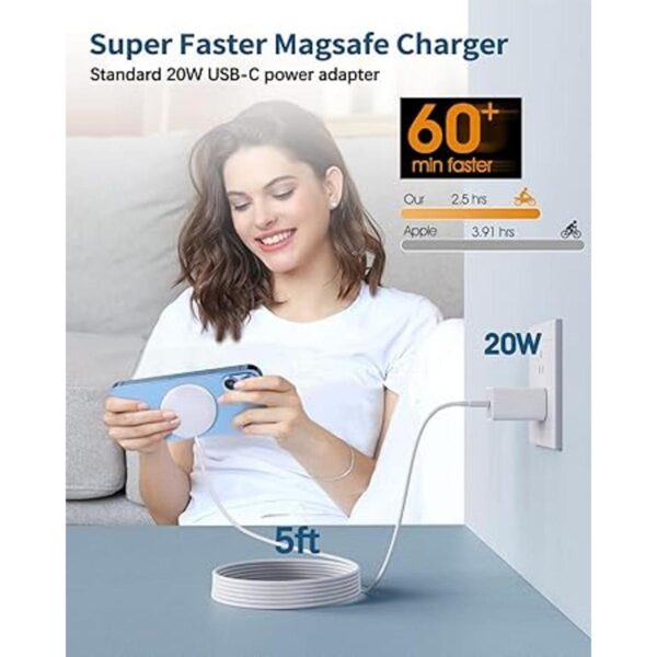 Cargador inalámbrico magnético MagSafe para iPhone_6