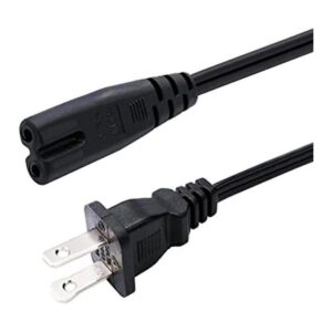 TWTADE Cable de alimentación de 2 clavijas de 6 pies_1