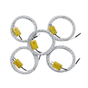 TWTADE 5 piezas 3M K tipo Miniconector termopar sonda de_1