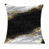Fundas de almohada de mármol negro y dorado 18 x 18_5