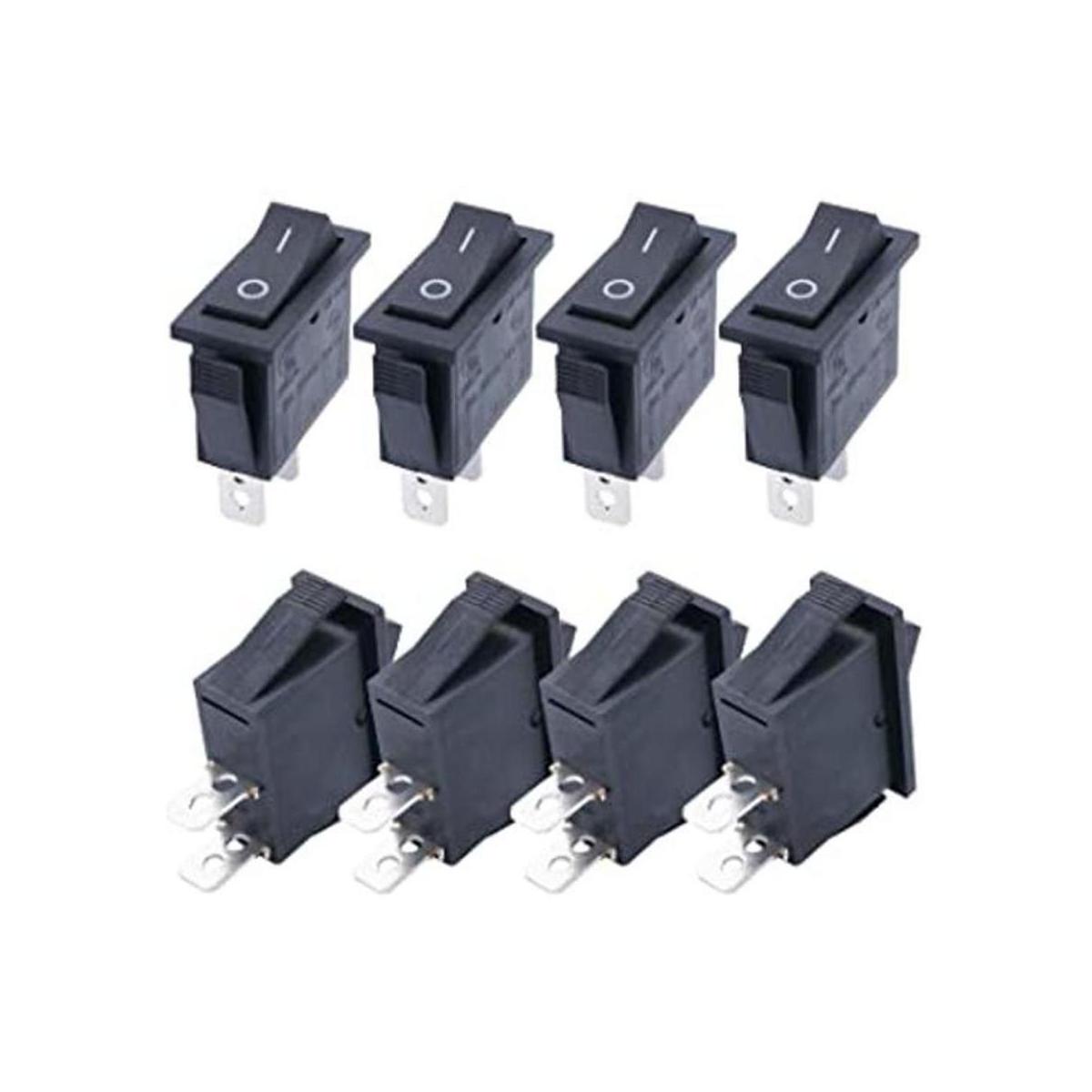 TWTADE 8 piezas mini interruptor basculante para barco